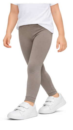 Legginsy getry leginsy bawełniane długie beżowe