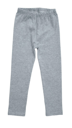 Legginsy getry leginsy bawełniane długie szare melanż