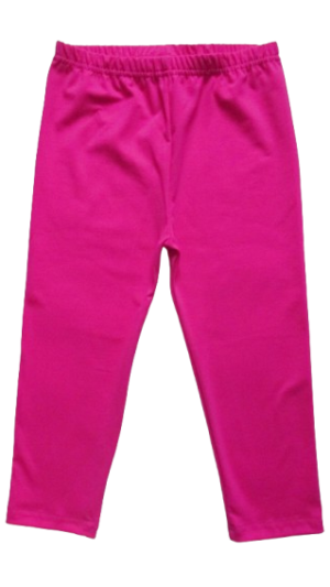 Legginsy getry leginsy 3/4 rybaczki różowe